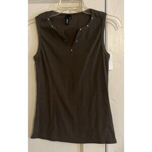 NWT Kohl’s Trixxi Juniors Women Olive Green Tank Top Size XL Summer Spring Look